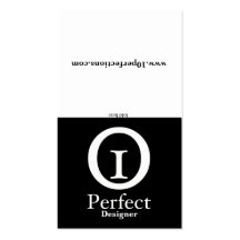 Black & White - Portfolio Business Card Template