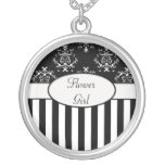 Black & White Striped Baroque Jewelry