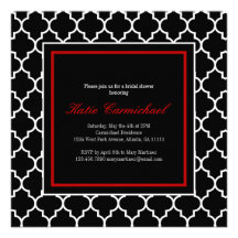 Black & White Tuxedo Invitation
