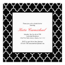 Black & White Tuxedo Invitation