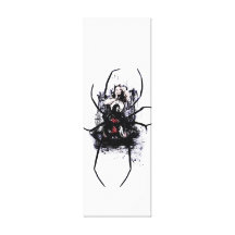 Black Widow Stretched Canvas Prints