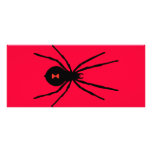 Black Widow Spider Custom Rack Card