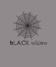 black widow spider web chick tee