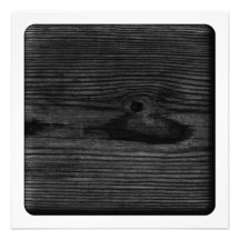 Black Wood Image. Personalized Invitation