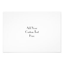 Black Wood Image. Personalized Invites