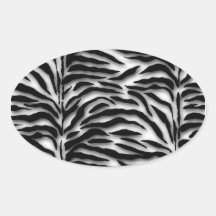 Black Zebra Envelope Seal Sticker