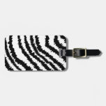 Black Zebra Print Pattern.