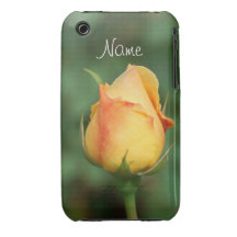 Blackberry Case  Yellow Rose