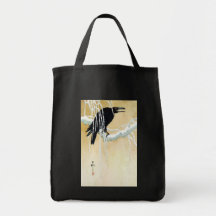 Blackbird in Snow, Ikeda Koson Tote Bags