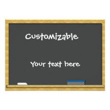 Blackboard Greeting - Customisable Invite