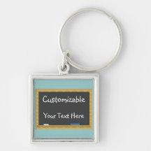 Blackboard Greeting - Customisable Key Chain