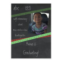 BlackBoard Kindergarten or Preschool Invitation