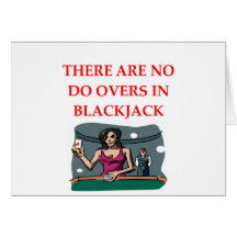 BLACKJACK GREETING CARDS