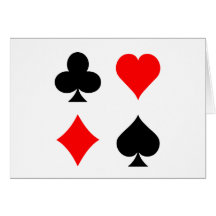 Blackjack / Poker Card Suits: Vector Art: