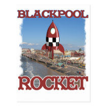 Blackpool Rocket postcards