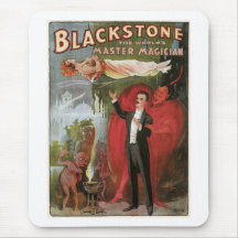 Blackstone ~ Master Magician Vintage Magic Act Mouse Mat