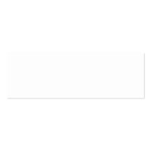 Blank Business Card - Skinny White