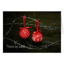 Blank Christmas card