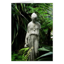 Blank-Grecian Statue Card