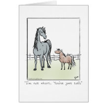 Blank Horse Greeting Card