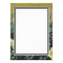 Blank invitation, Van Gogh Wild Roses