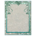 Blank Pearl Essence Paper Colour Teal flyers