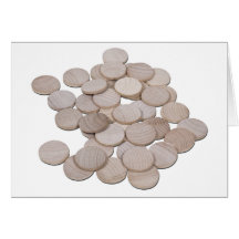 BlankWoodenNickels070911 Greeting Cards