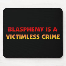 Blasphemy Victimless Crime Mouse Pad