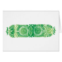 blattmuster leaf leaves pattern grußkarte
