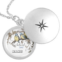 Blaumeisen Medaillion  :.beloved. Amulett