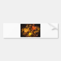Blazing Autumn Leaves Bumper Sticker