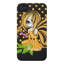Bleeding Heart Fae Orange Case-Mate ID™  4/4S iPhone 4 Cases