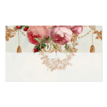 Blenheim Rose -Summer Sky - Place card Business Card Templates