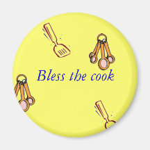 bless the cook magnet