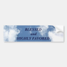 Blessed_ Bumper Sticker