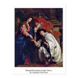 Blessed Hermann Joseph-Vision By Anthony Van Dyck Post Cards