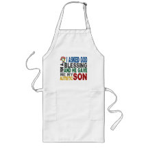 Blessing 5 SON Autism T-Shirts & Apparel Aprons