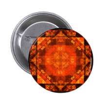 Blessing Abstract Art Button (round)