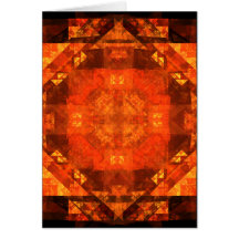 Blessing Abstract Art Note Card