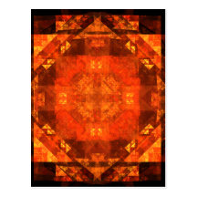 Blessing Abstract Art Postcard