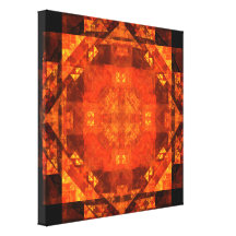 Blessing Abstract Art Wrapped Canvas Print