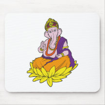 Blessing Ganesha Mouse Pads