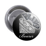 BLING Bearer Wedding Button buttons