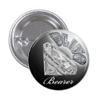 BLING Bearer Wedding Button buttons