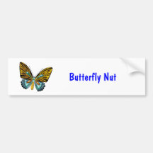 Bling Bling Butterfly Bumper Stickers