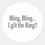Bling Bling I Got The Ring Stickers