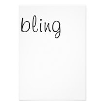 bling, rsvp card