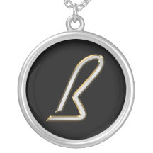Bling Staplers Monogram Necklaces