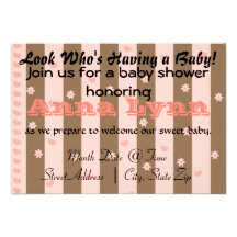 Blissful Baby Shower Announcement