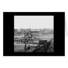 Blockhouse near Aqueduct Bridge in Arlington 1863 Card